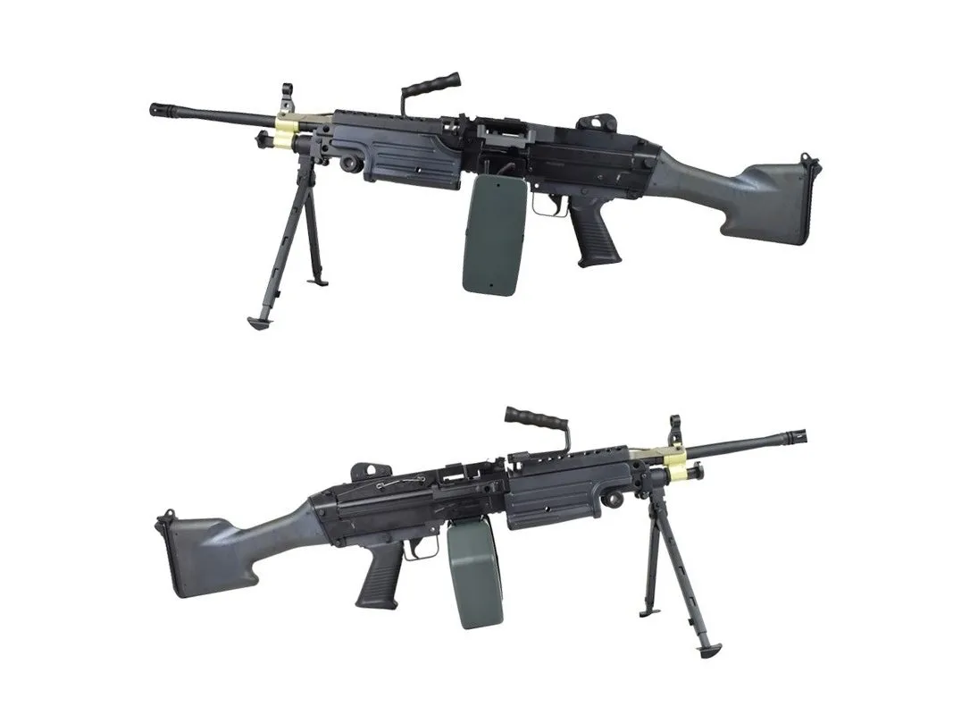 A&K M249 MK2 AEG — Negro