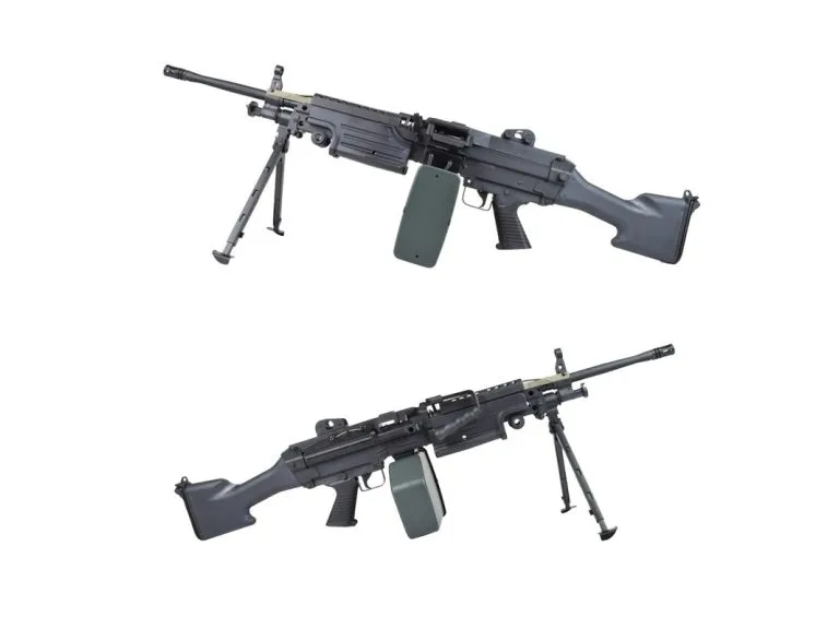 A&K M249 MK2 Polímero AEG — Negro