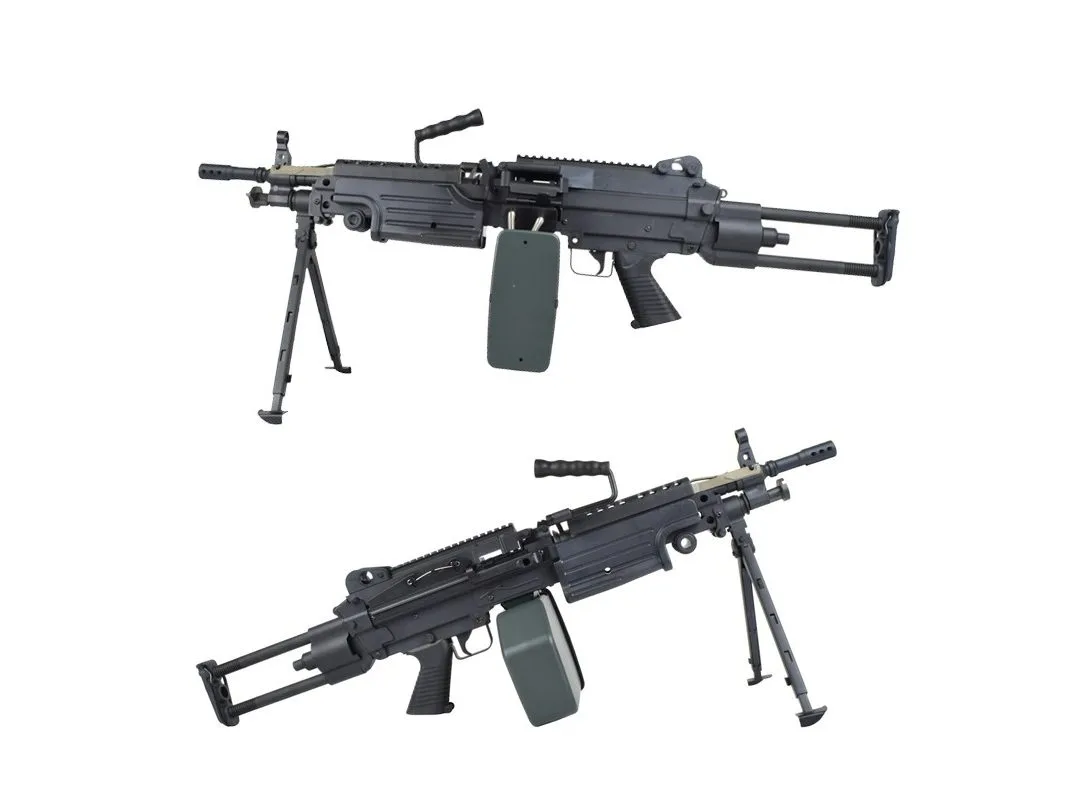 A&K M249 PARAP AEG Polímero — Negro