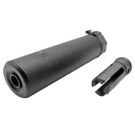 Angry Gun Supresor Medio Full Marking — Negro