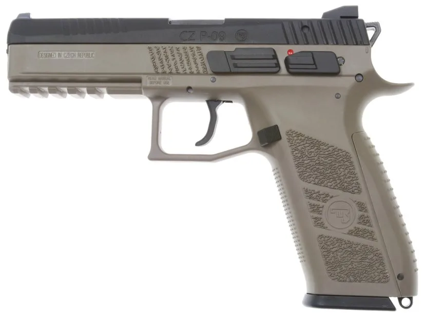 ASG CZ P-09 GBB — Negro