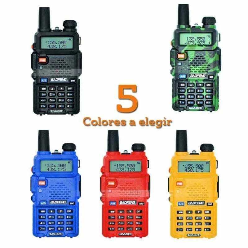 Baofeng Walkie UV-5R — Negro