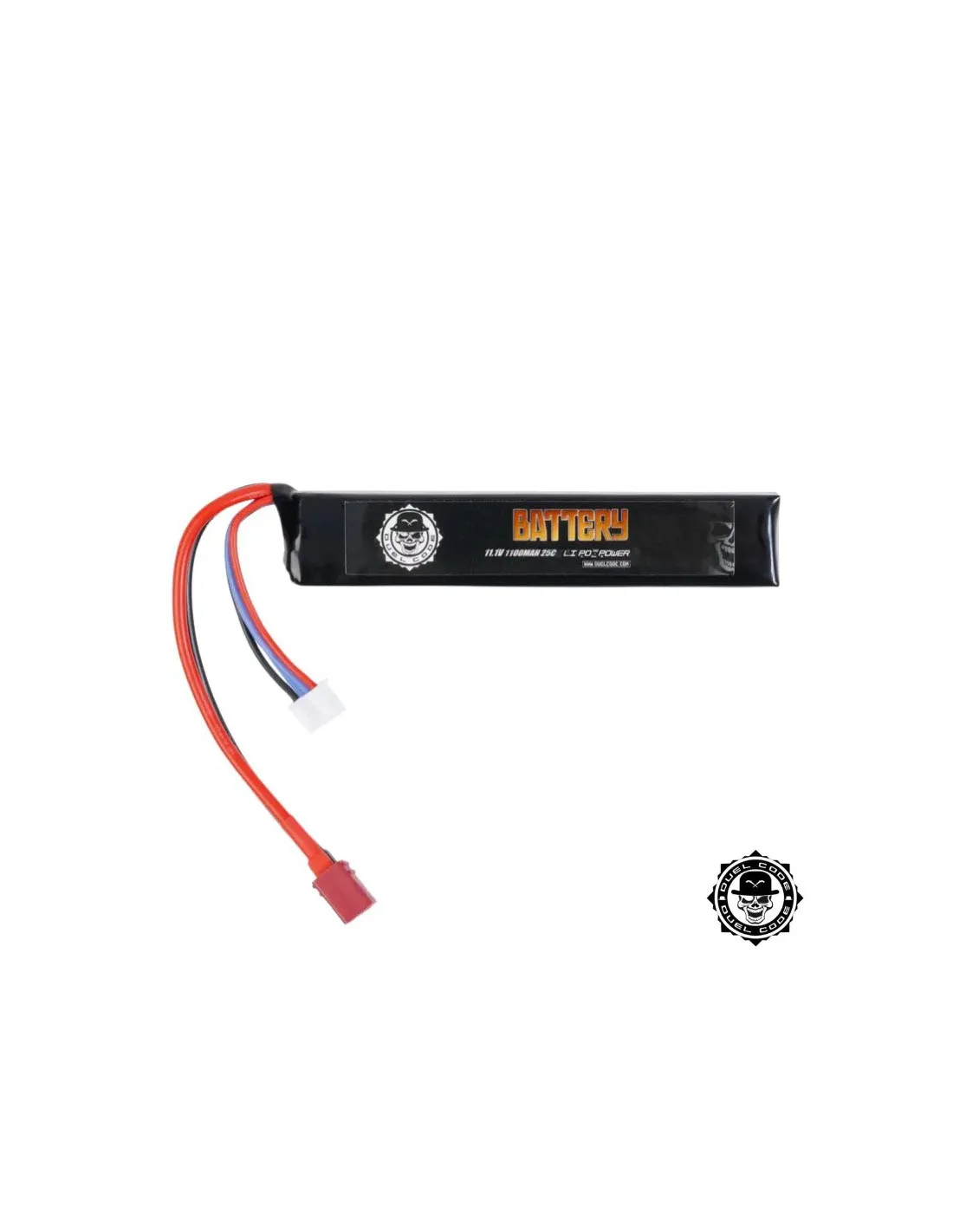 Duel Code LiPo 11.1V 1100mAh T-Dean