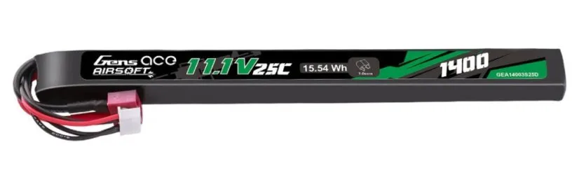 Gens Ace LiPo 11.1V 1400mAh Stick T-Dean