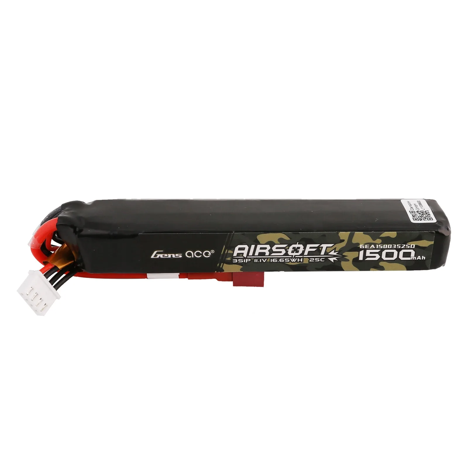 Gens Ace LiPo 11.1V 1500mAh Stick T-Plug