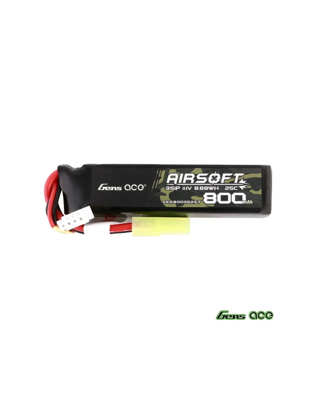 Gens Ace LiPo 11.1V 800mAh PDW