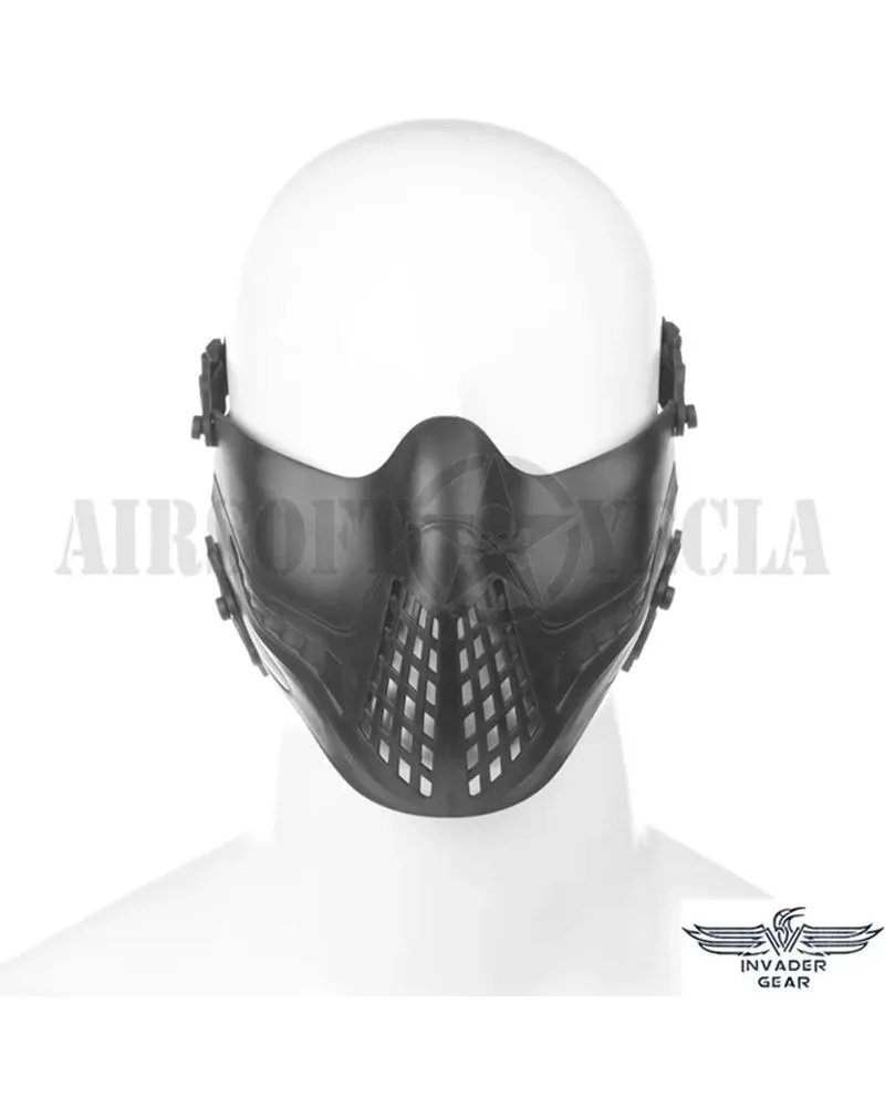 Invader Gear Máscara Media Cara MKII — Negro