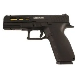 KJW KP-13 Custom GBB — Negro/Dorado