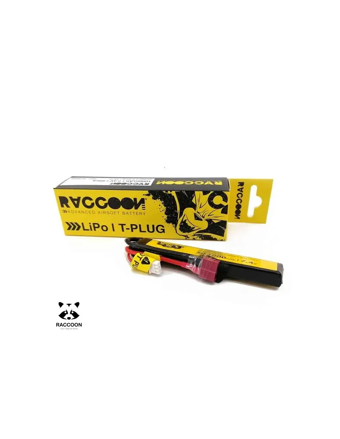 Raccoon LiPo 7.4V 1000mAh Stick