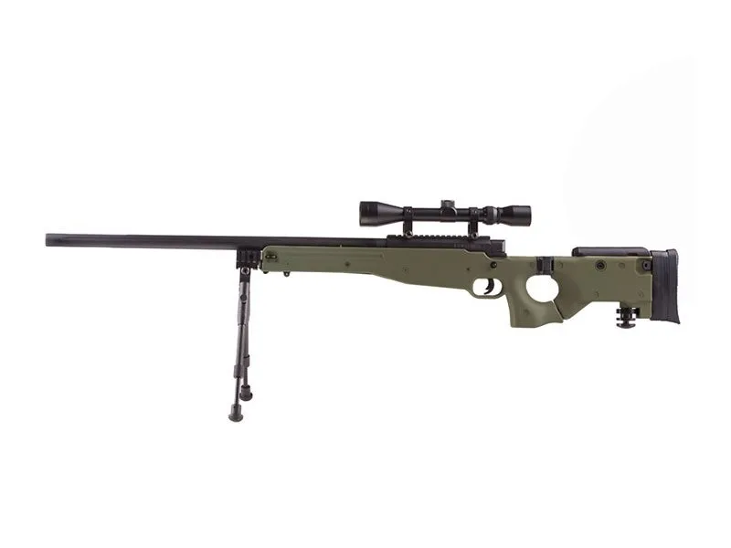 Well MB08D L96 Sniper + Mira/Bípode — Verde